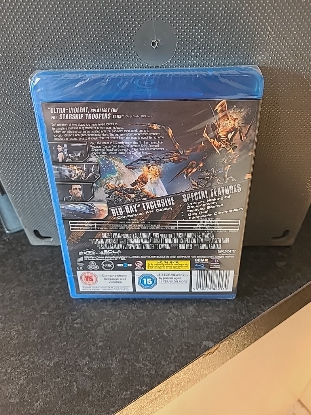 Starship Troopers: Invasion (Blu-ray, 2012)