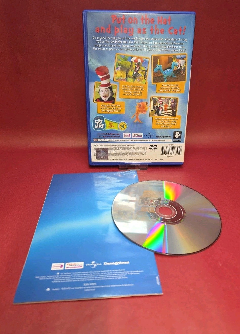 Dr. Seuss' The Cat in the Hat (Sony PlayStation 2, 2004) - European Version