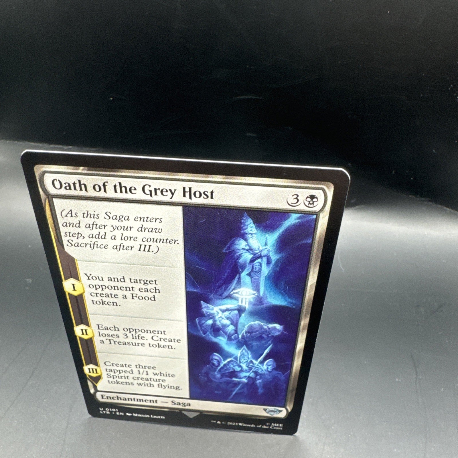 MTG Oath Of The Grey Host (FOIL) 0101 Lord of the Rings M/NM Free UK P&P