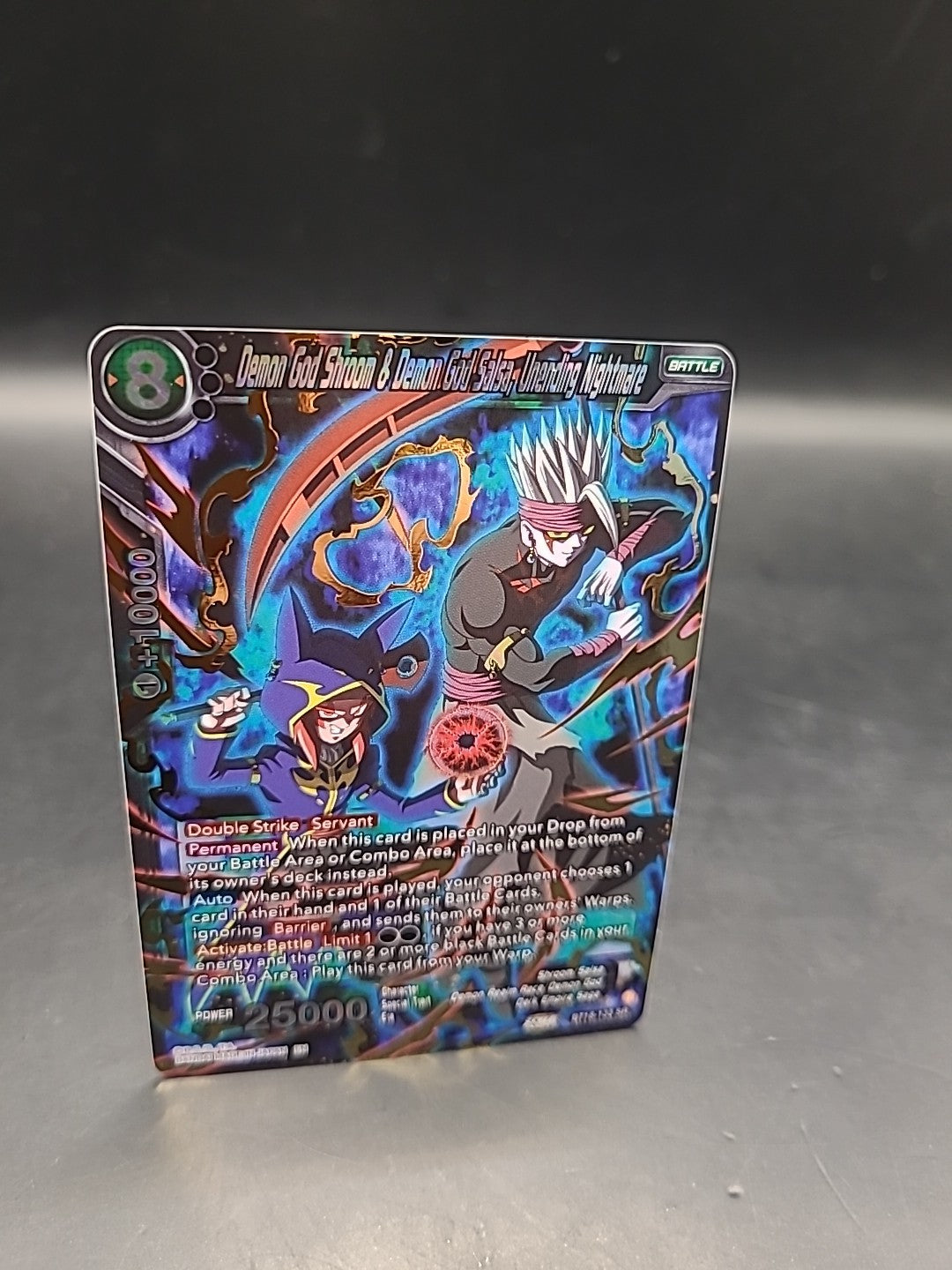 Demon God Shroom & Demon God Salsa, Unending Nightmare BT18-133 SR / MINT / DBS