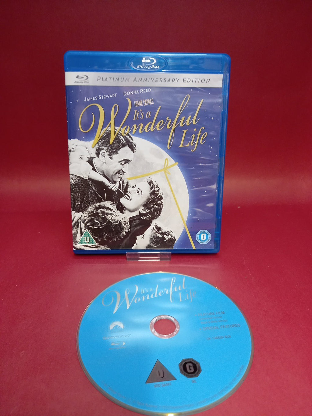 It's A Wonderful Life (Blu-ray, 2016) Platinum Anniversary Edition 