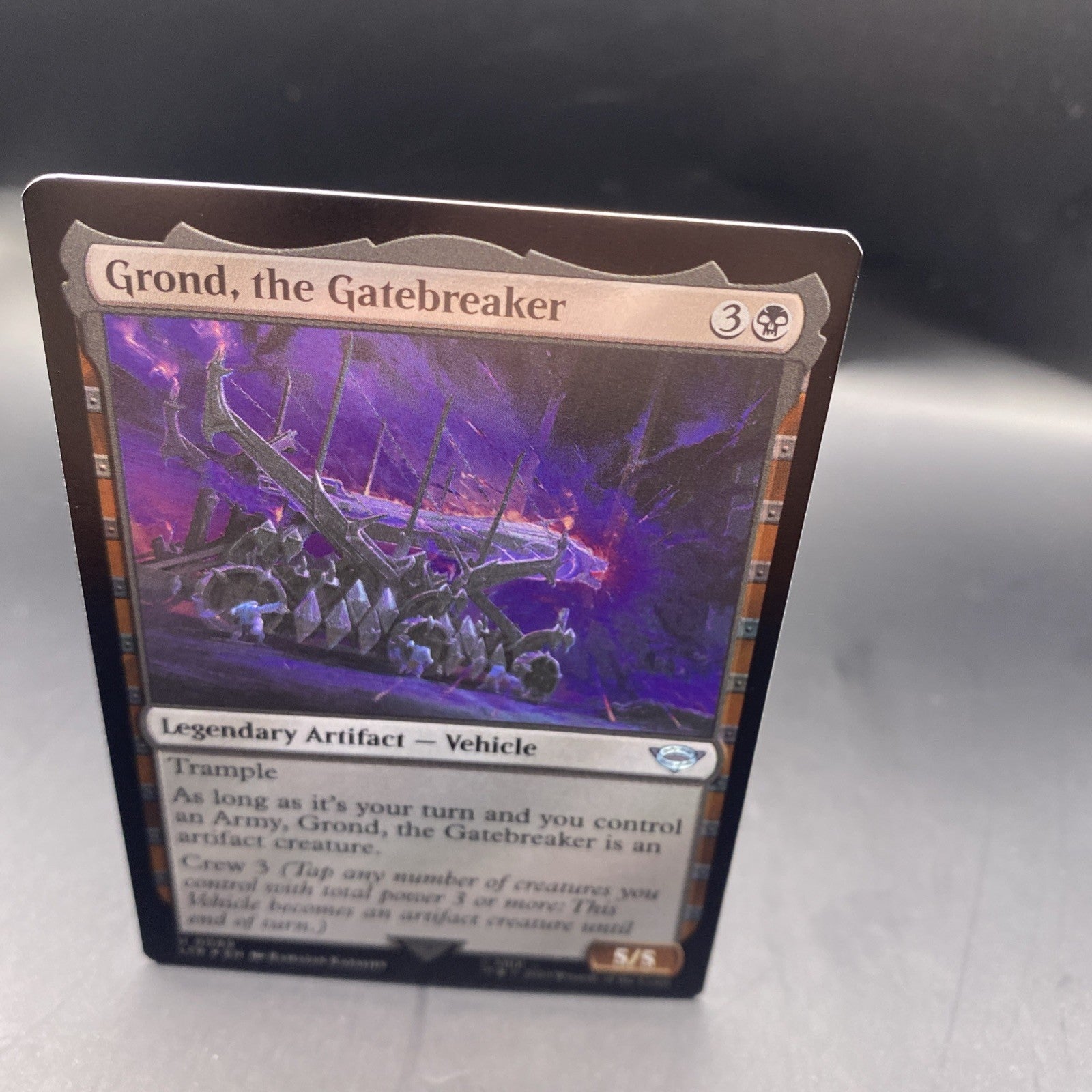 Grond, the Gatebreaker ~ FOIL ~ Lord of the Rings ~ Mtg + 1 Regular Card