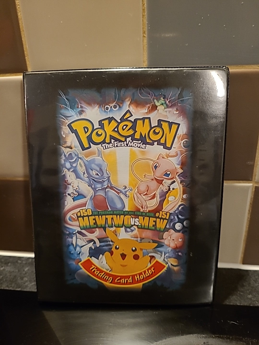 Pokemon The First Movie (Mewtwo vs Mew) Trading Card Binder Folder 4 Pocket