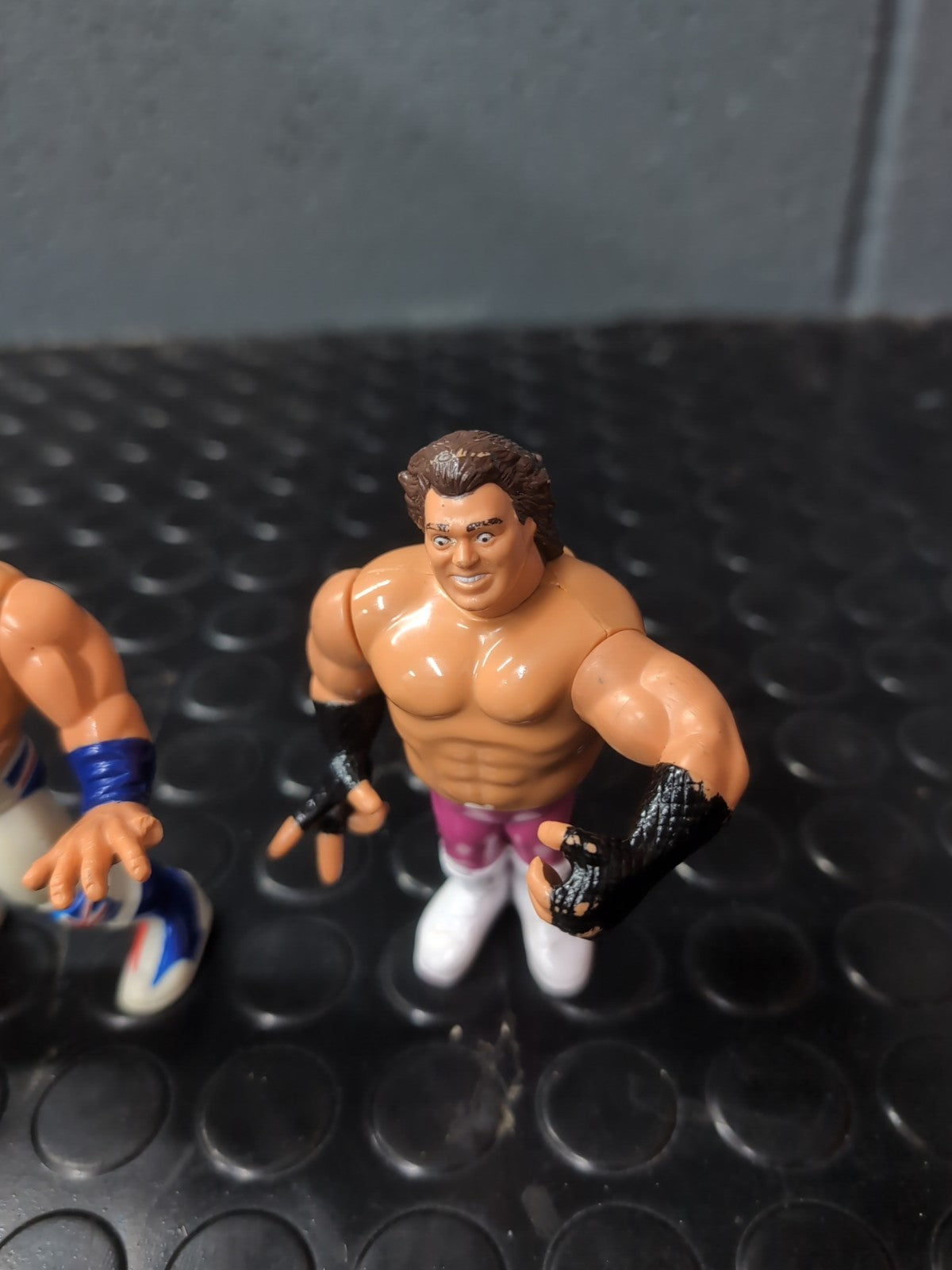 WWF Hasbro Wrestling Figures Typhoon, British Bulldog & Brutus Beefcake