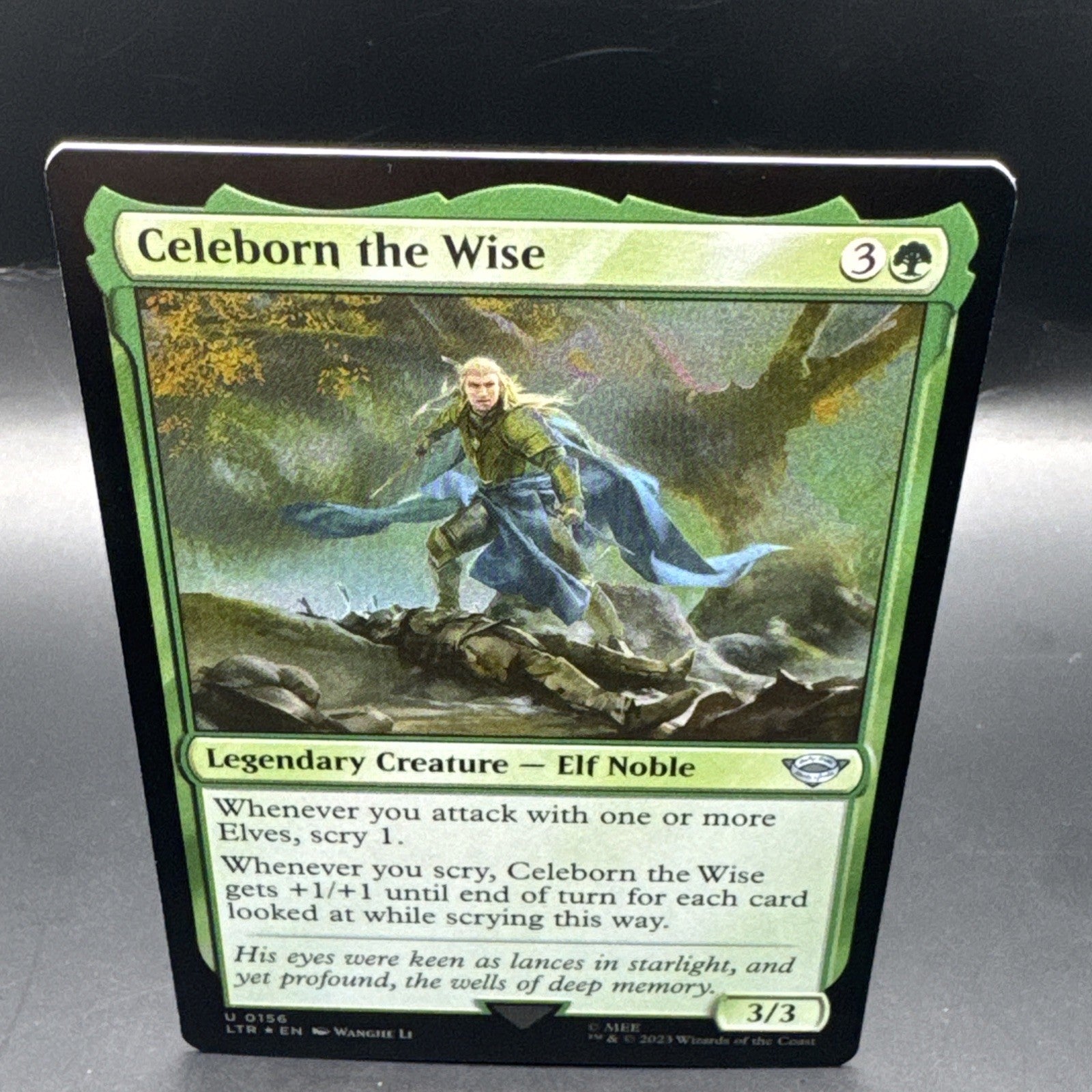 Celeborn the Wise FOIL , Lord of the Rings U0156 + 1 Regular Card