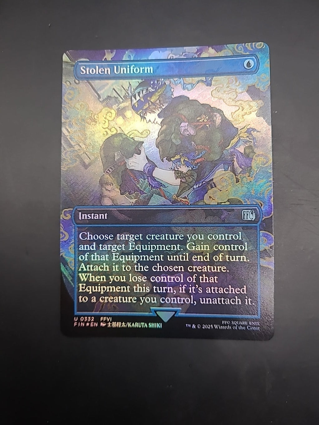 Stolen Uniform U 0332 Borderless Foil | Final Fantasy MTG