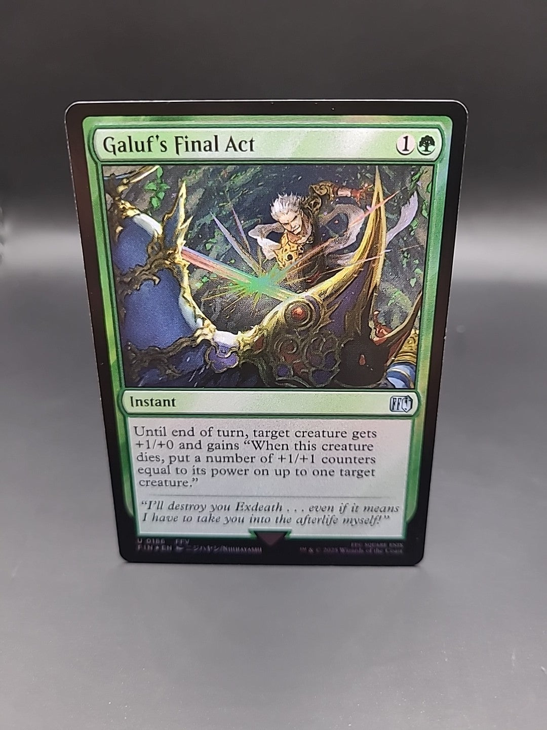 MTG Final Fantasy Foil Uncommon #0186 Galuf's Final Act