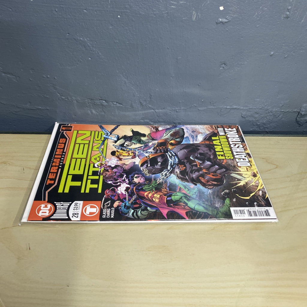 Teen Titans #28 - 2003 series DC comics - Final Showdown with Deathstroke