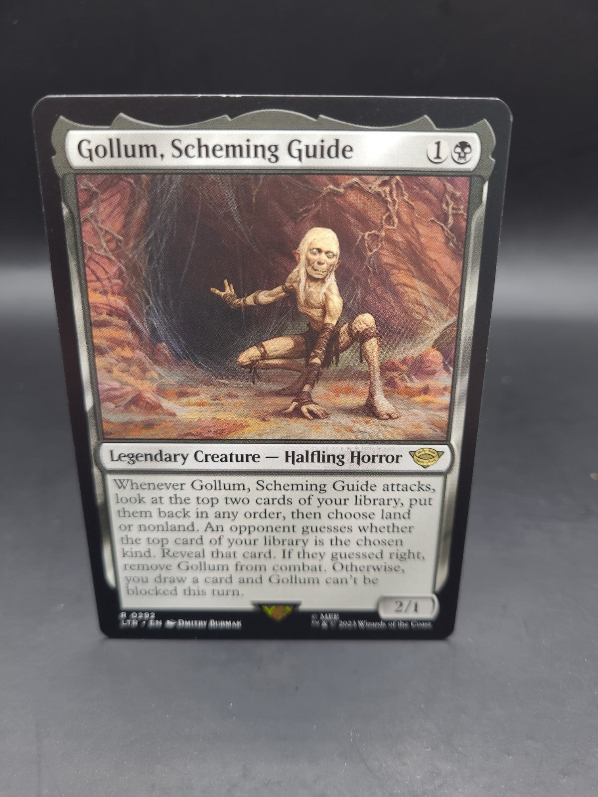 Gollum, Scheming Guide - Rare LotR: Tales of Middle-earth NM Magic The Gathering