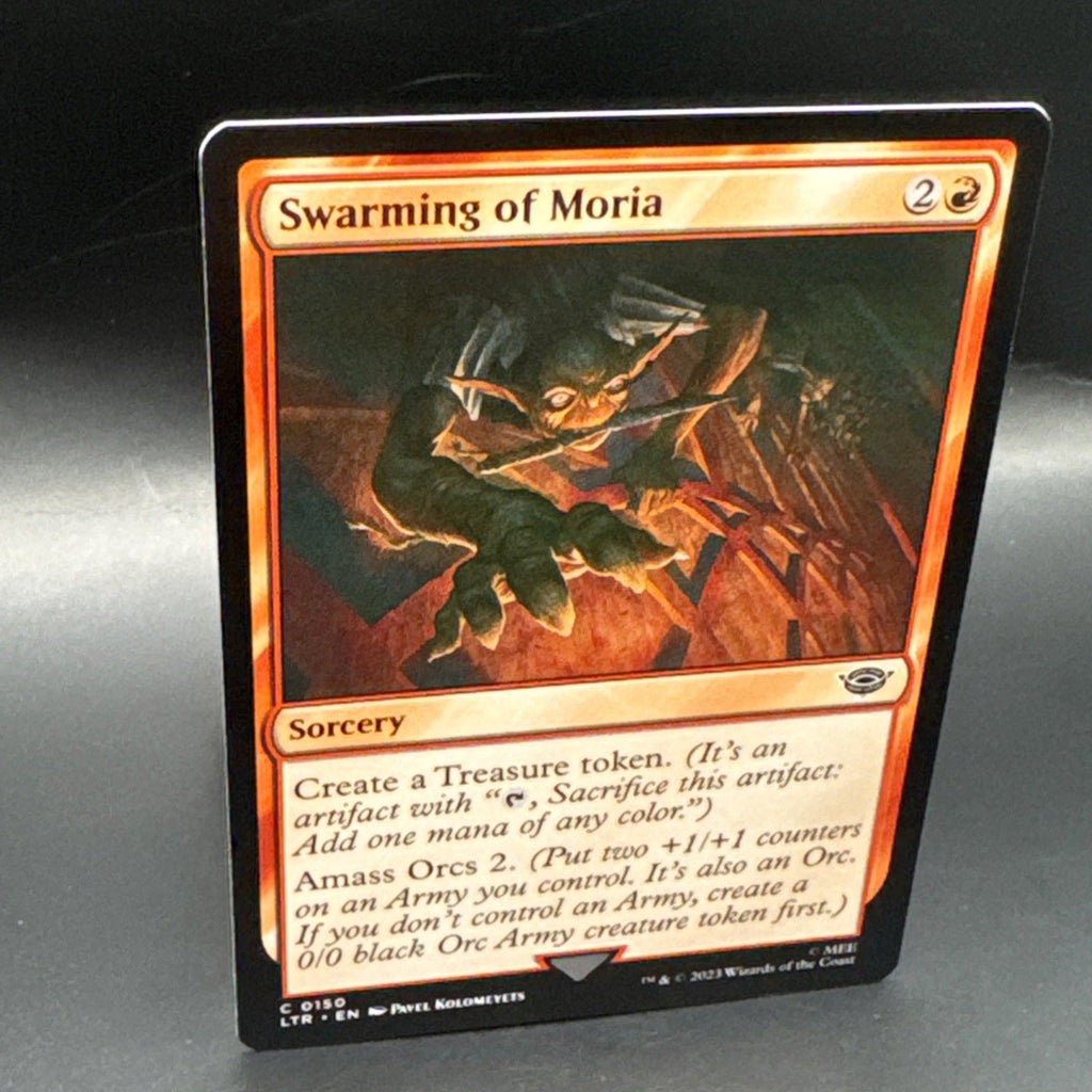 MTG Swarming of Moria (FOIL) C0150 Lord of the Rings+ 1 Regular Card