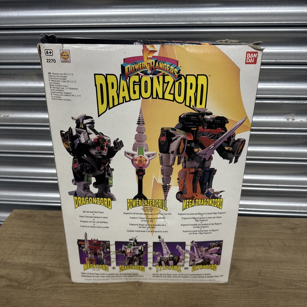 Power Rangers Dragonzord Bandai 1994 | Boxed w/ Insert, Figure & Instructions