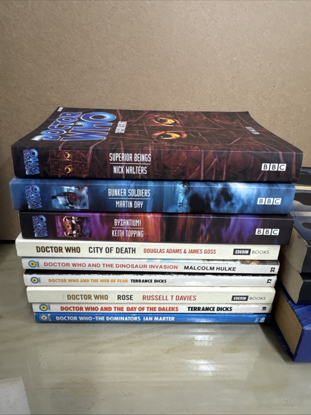 Doctor Who Book Bundle X 14 Different Eras Both ModernAnd Old