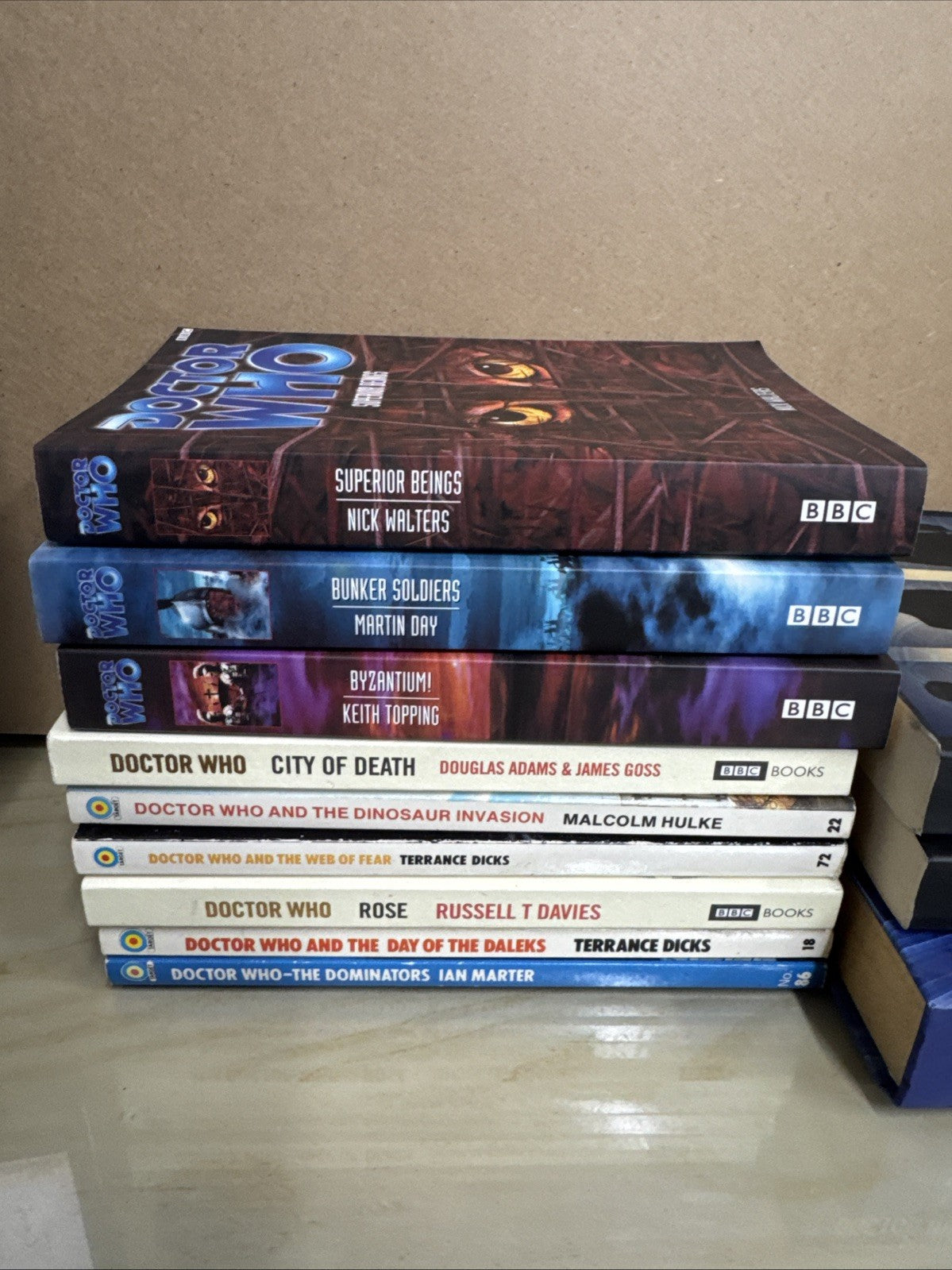 Doctor Who Book Bundle X 14 Different Eras Both ModernAnd Old