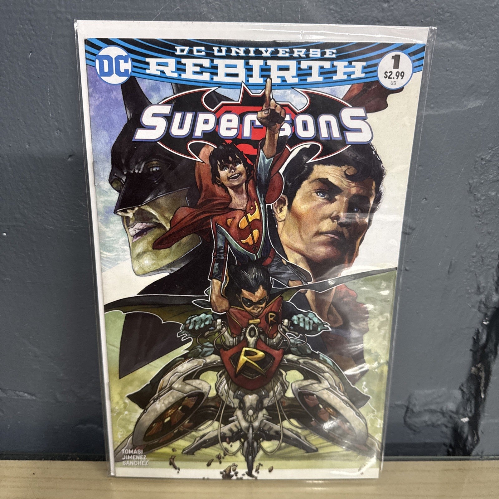 SUPER SONS #1 SIMONE BIANCHI VARIANT DC UNIVERSE REBIRTH 2017