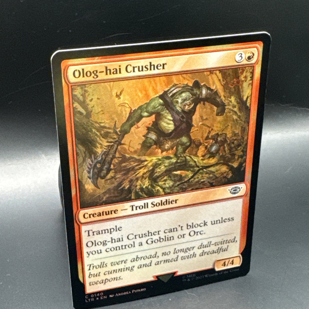 MTG Olog-hai Crusher (Foil) C0140 Lord of the Rings + 1 Regular Card