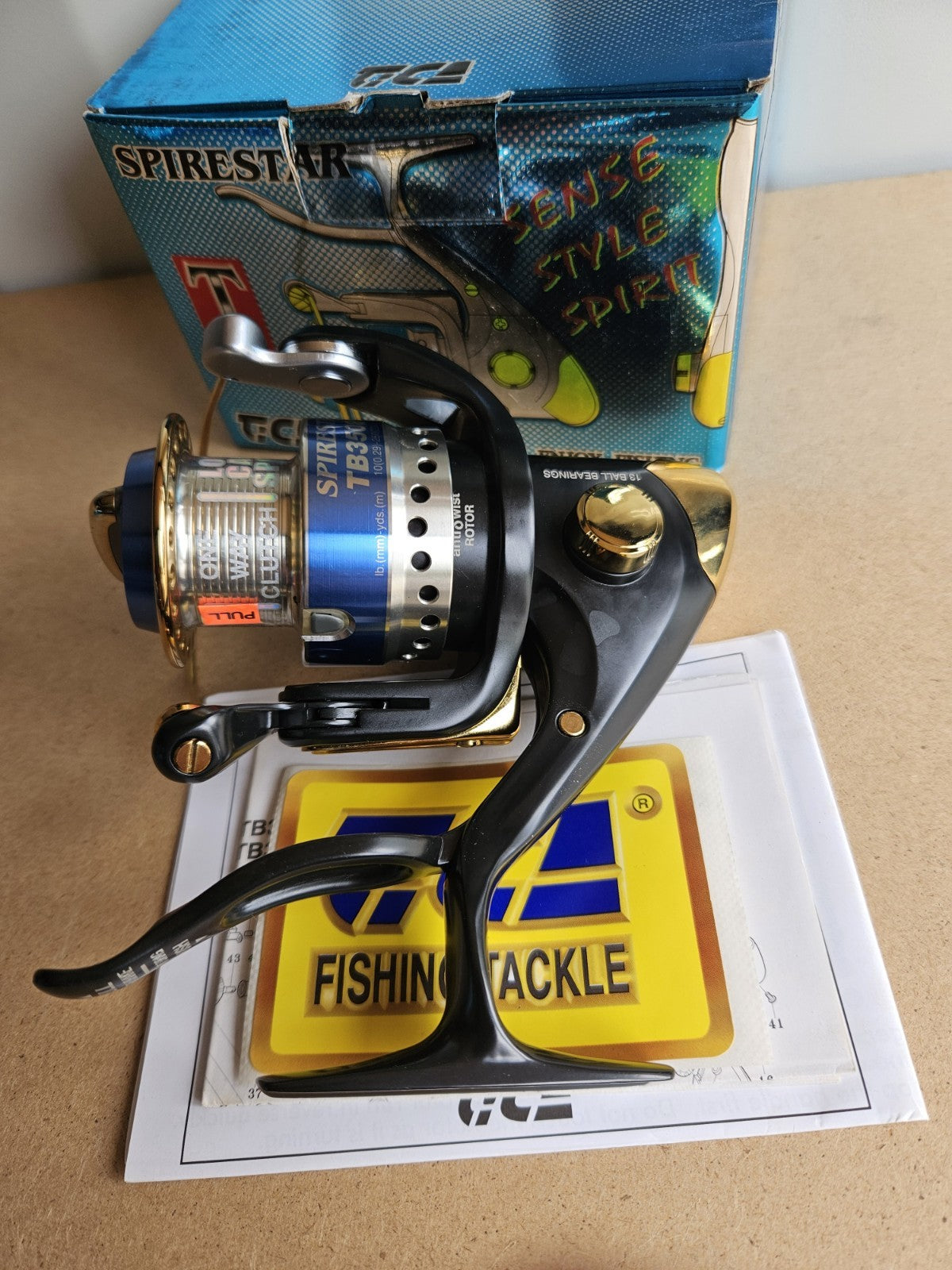 Spirestar TB3508s(B) T-Type Fishing Reel