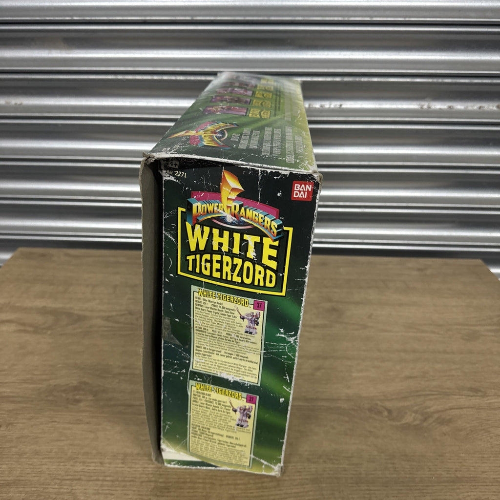1994 Original Bandai Mighty Morphin Power Rangers White Tigerzord With Manual