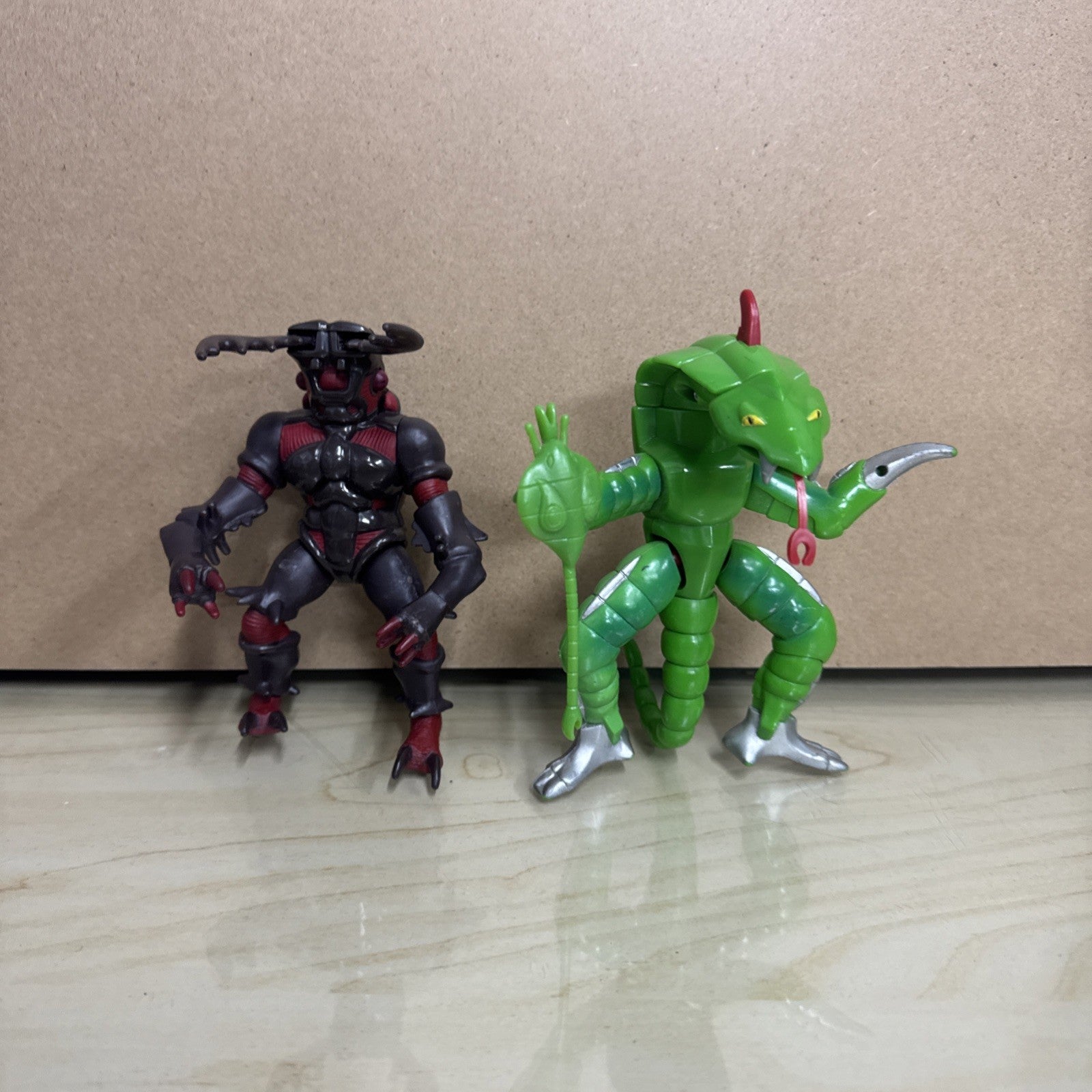 Vintage Bandai Power Rangers Stag Beetle And Pythor