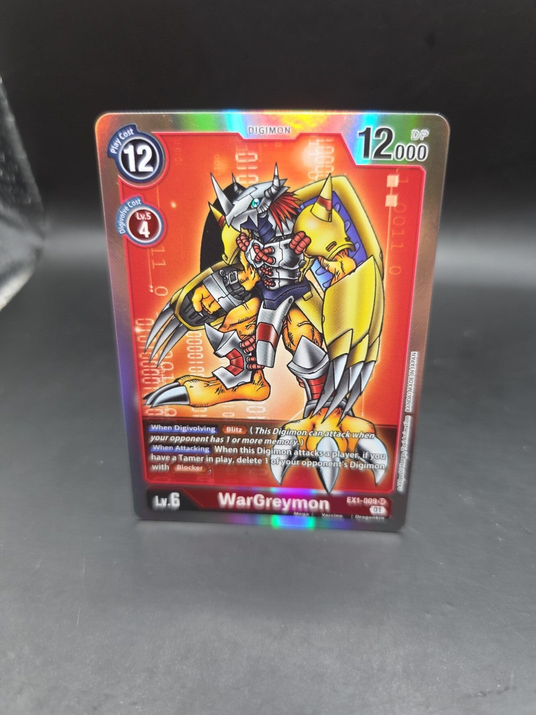 Digimon TCG Wargreymon Ex1-009 Foil LP
