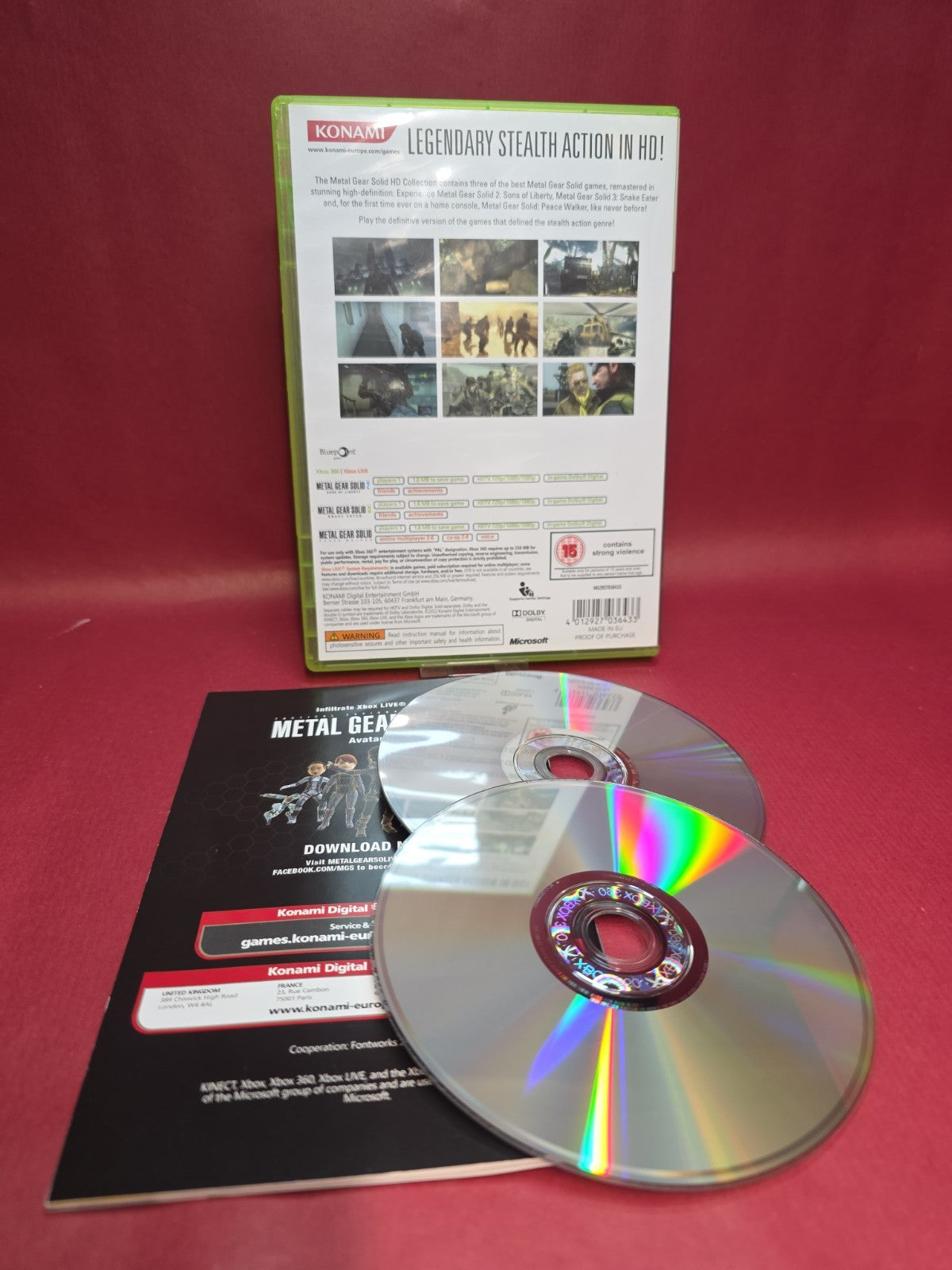 Metal Gear Solid HD Collection (Microsoft Xbox 360, 2012)