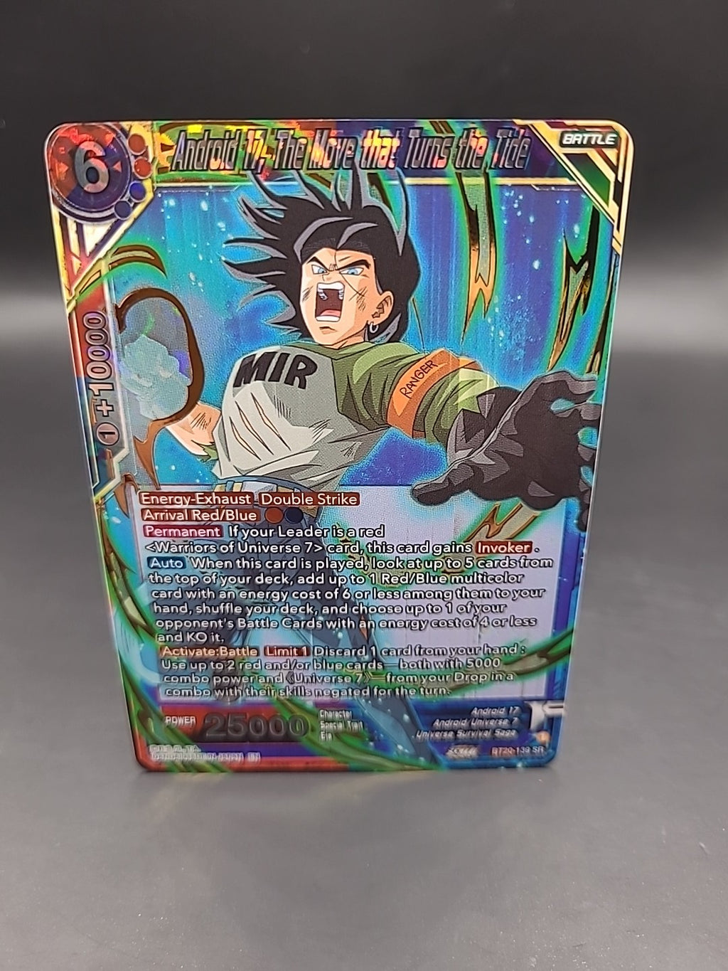 Android 17, The Move That Turns The Tide - BT20-139 SR - Foil - Dragonball TCG