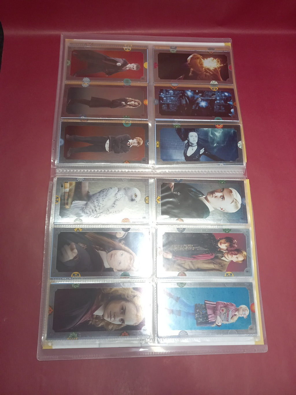 Harry Potter (Contact) Trading Card Album Complete With 140 Trading Cards 