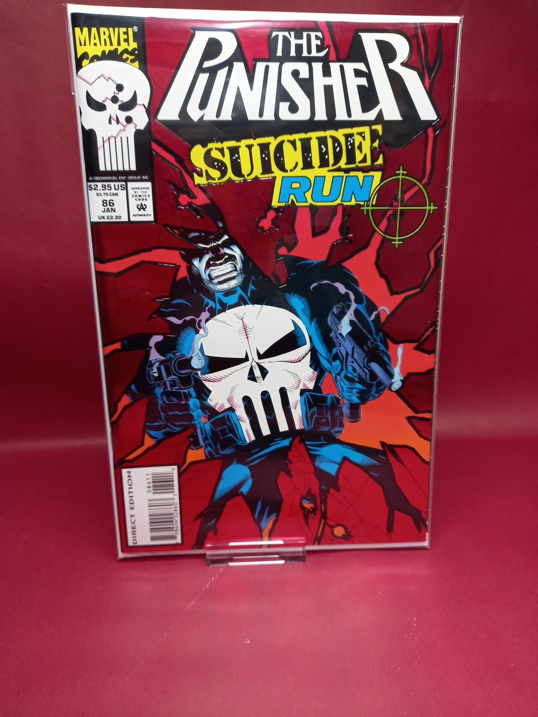 The Punisher Suicide Run #86 Jan 1994 Direct Edition Marvel Comics 