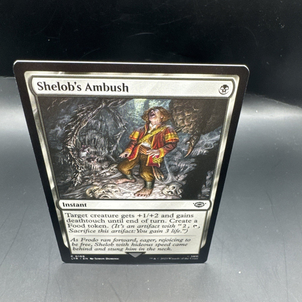 MTG Shelob's Ambush FOIL C0108 Lord of the Rings + 1 Regular Card