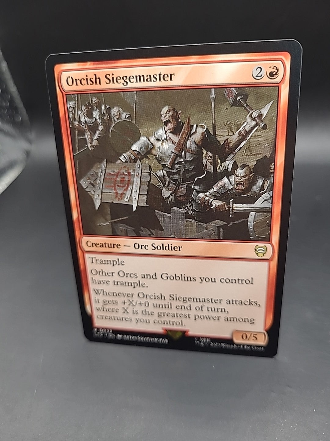 ORCISH SIEGEMASTER - Lord of the Rings - MTG - Magic the Gathering R 0033