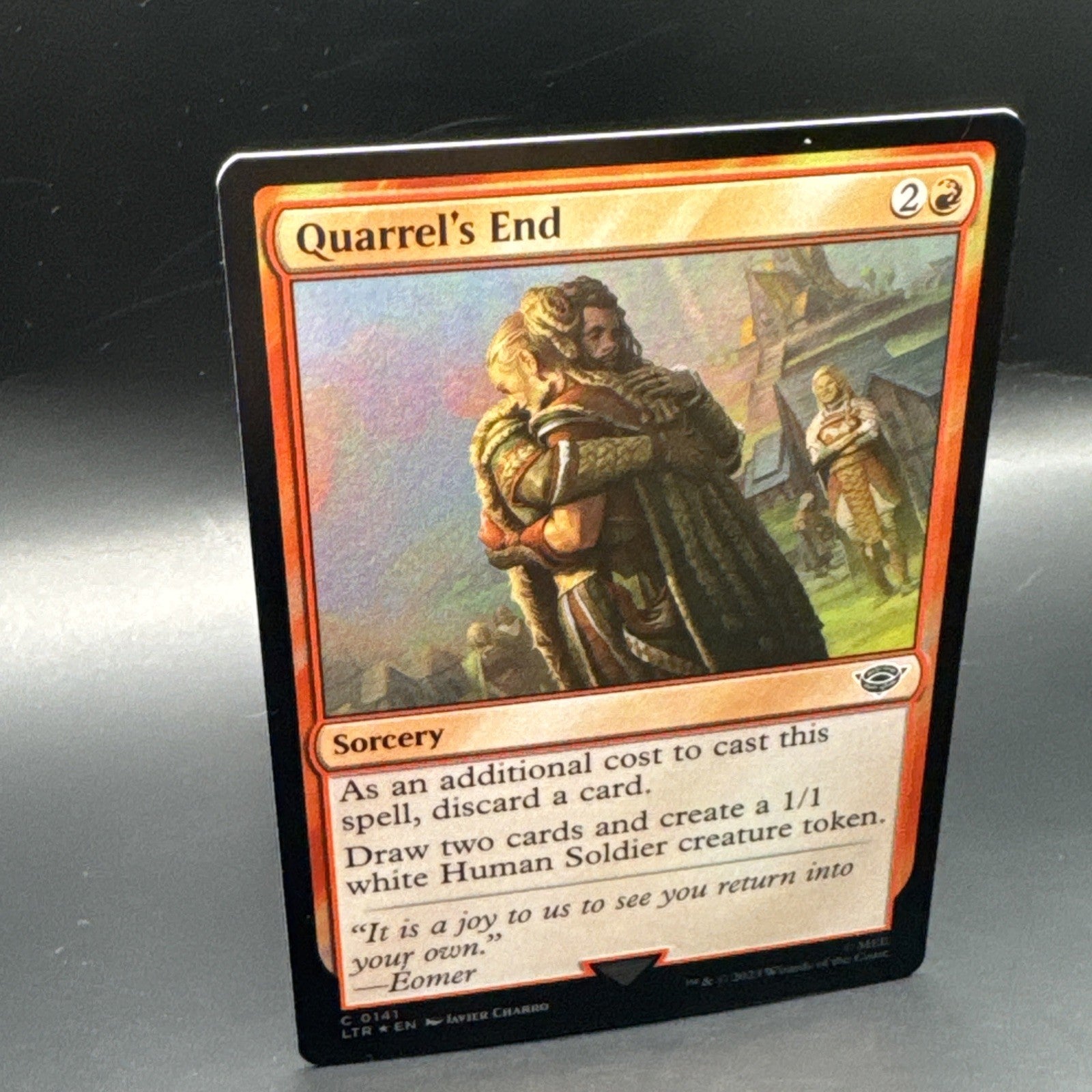 Quarrel's End Foil - LTR - Mtg Card C0141 + 1 Regular Card