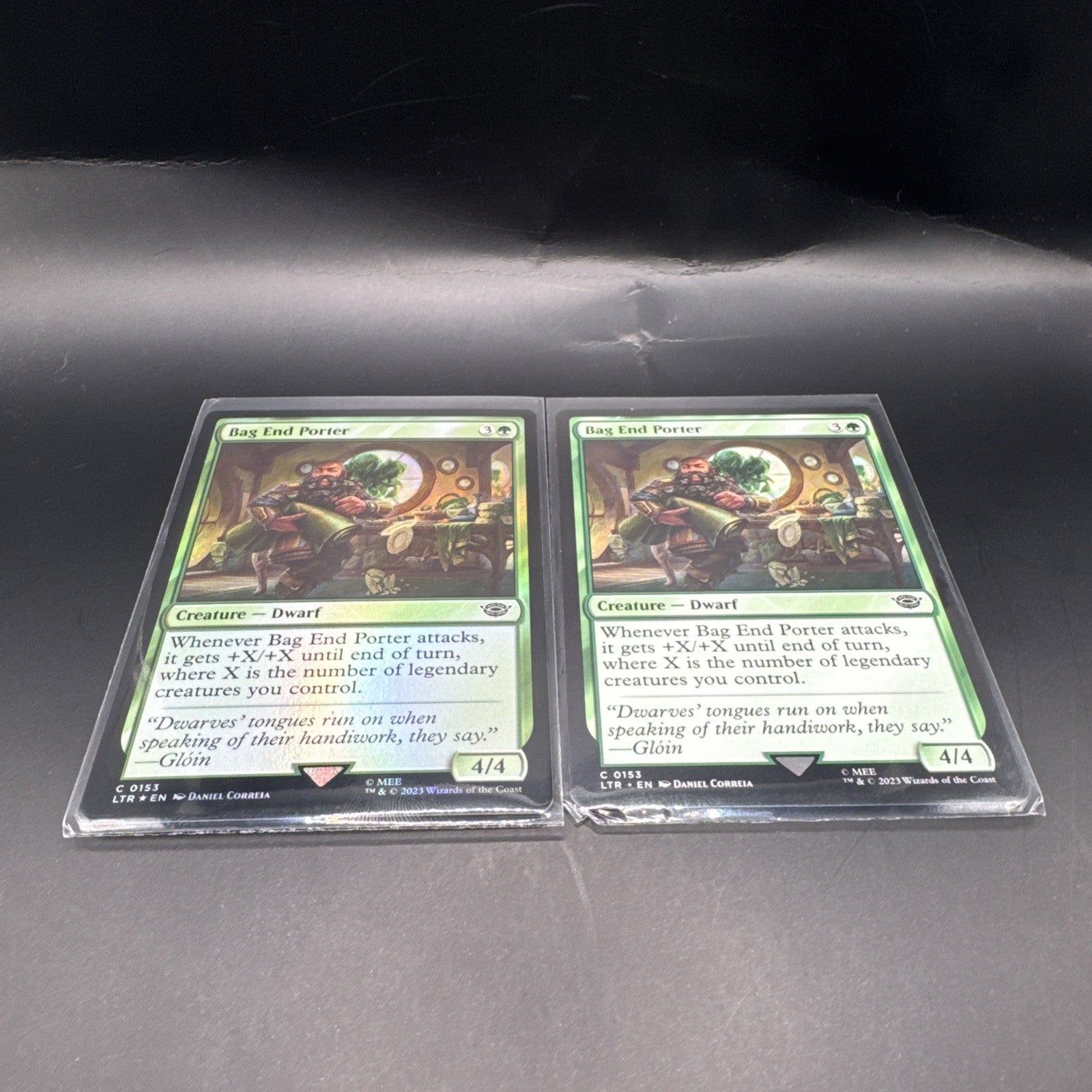[MTG] Bag End Porter (Foil) C0153)LTR + 1 Regular Card