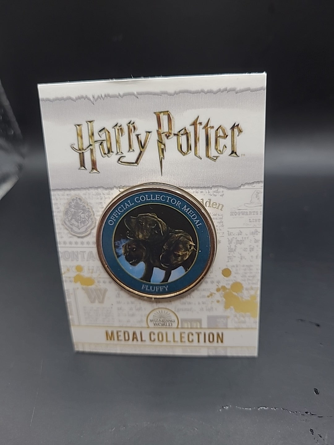 Harry Potter Official Medal Collection BLUE FLUFFY Collector Medal