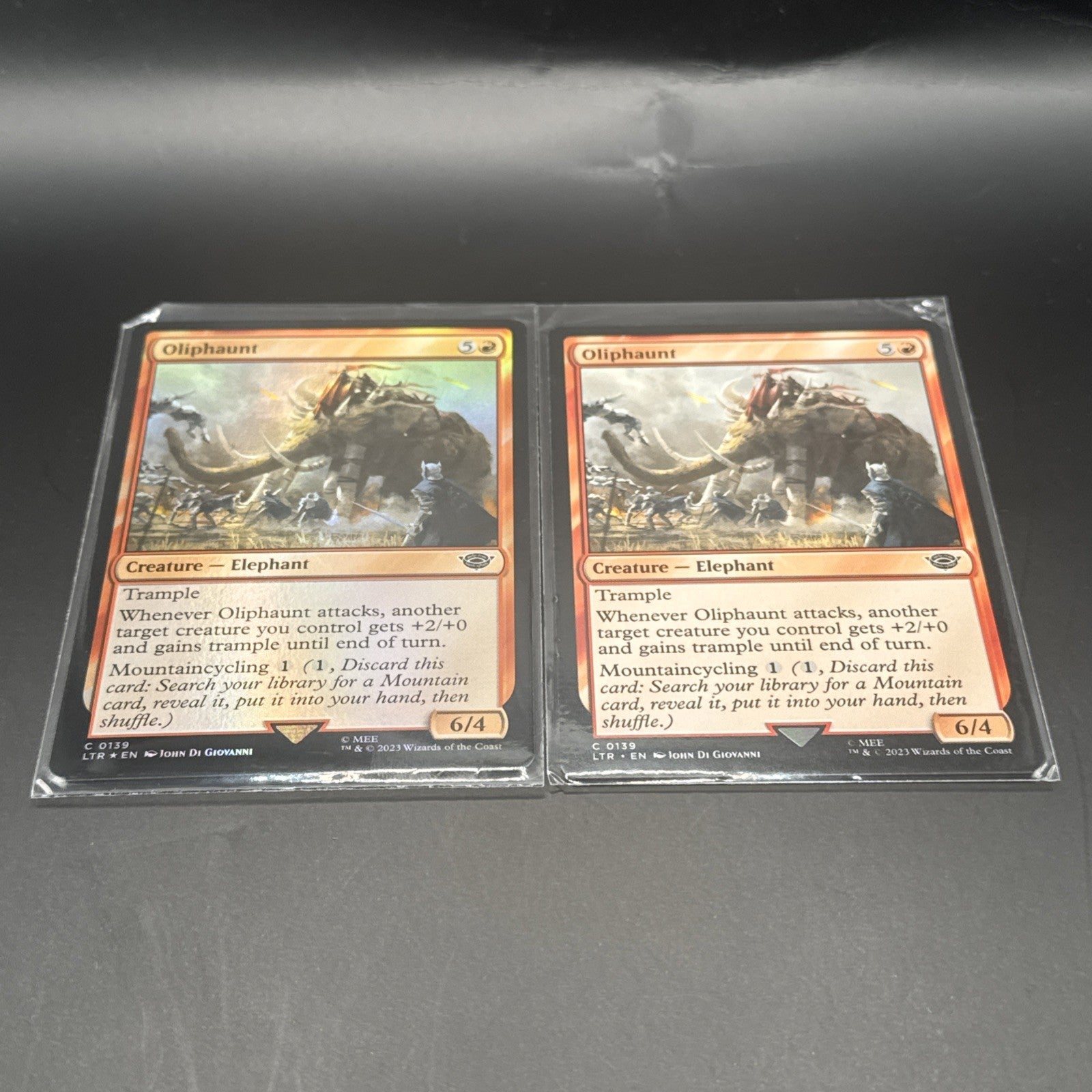 MTG Oliphaunt (Foil) C0139 Lord of the Rings + 1 Regular Card