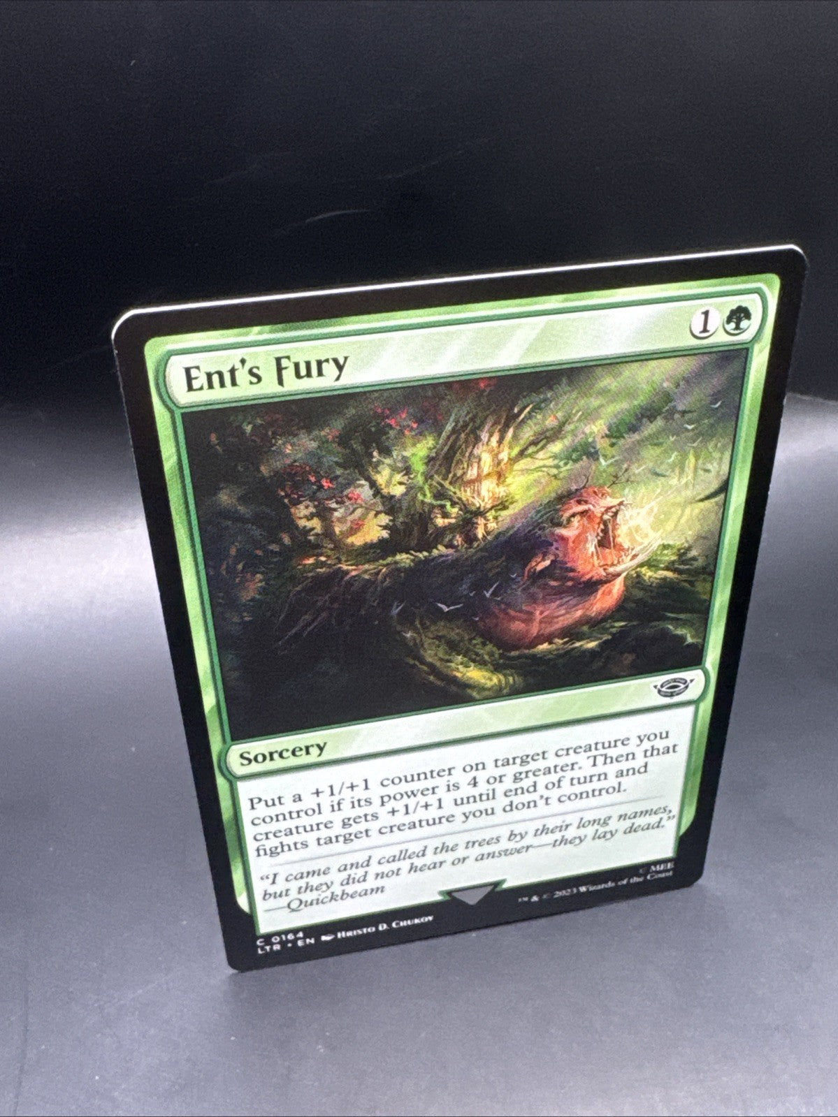 MTG Ent's Fury C0164 Lord of the Rings + 1 Regular Card