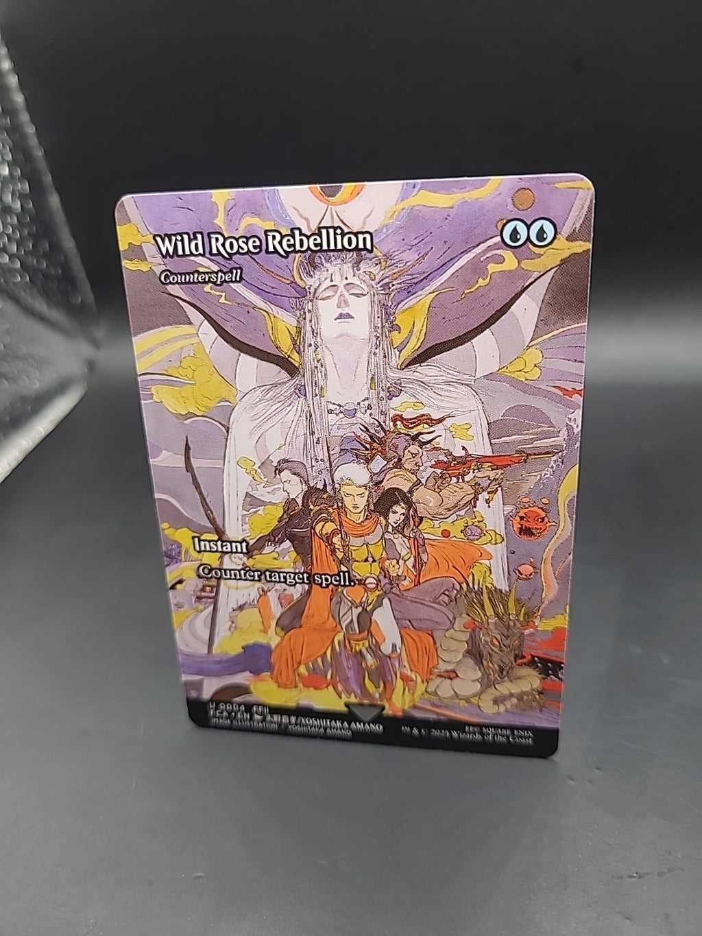 MTG Wild Rose Rebellion Counter spell Non Foil Borderless U 0004