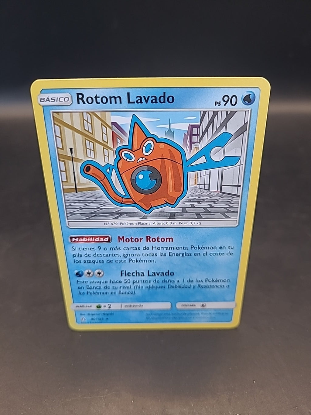 Pokemon Card Rotom Lavado 40/156 Non Holo Ultra Prism