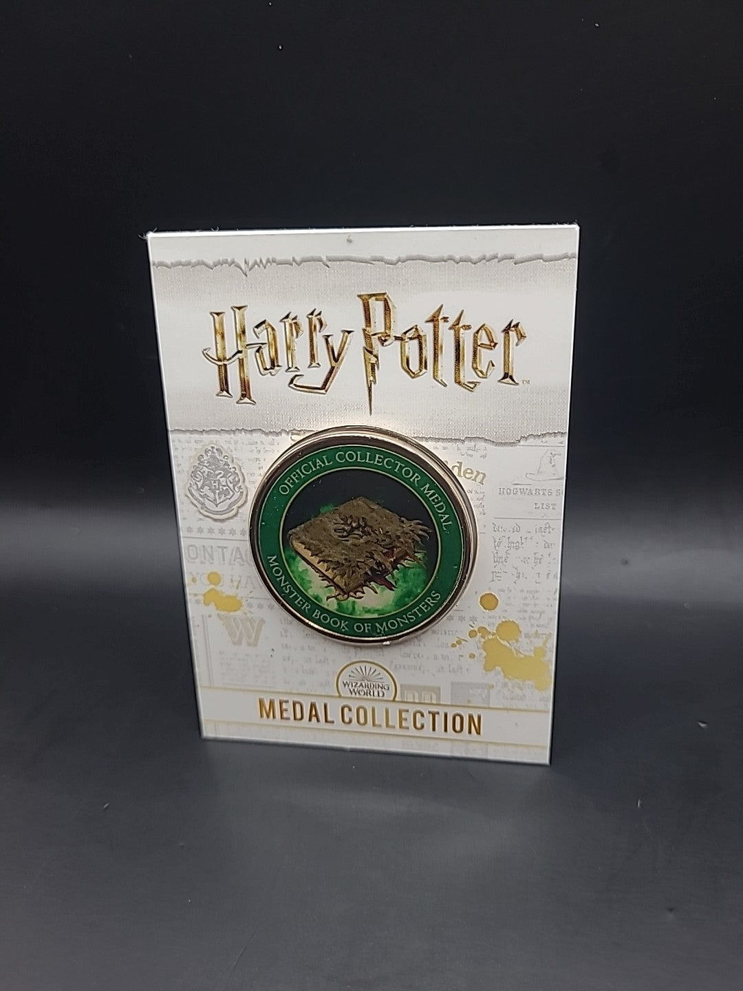 Harry Potter Medal Coin Collection Artefacts And Spells Monster Book Of Monsters