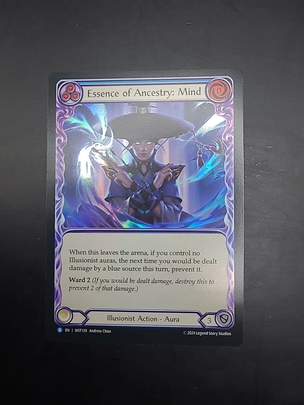 Essence of Ancestry: Mind Foil - MST139 NM - FaB Flesh and Blood