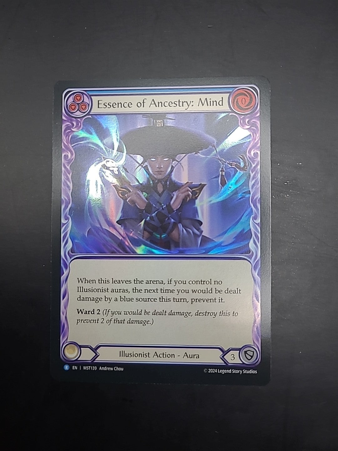 Essence of Ancestry: Mind Foil - MST139 NM - FaB Flesh and Blood