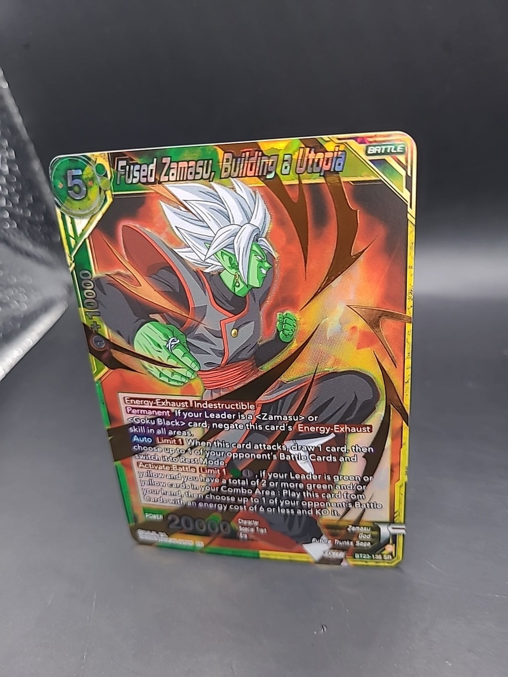 Dragon Ball Super CG | BT23-136 SR Fused Zamasu, Building a Utopia (MINT)