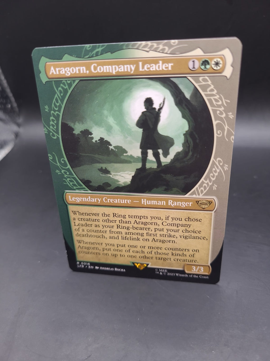 MTG Aragorn, Company Leader (Showcase) 0316 The Lord of the Rings M/NM