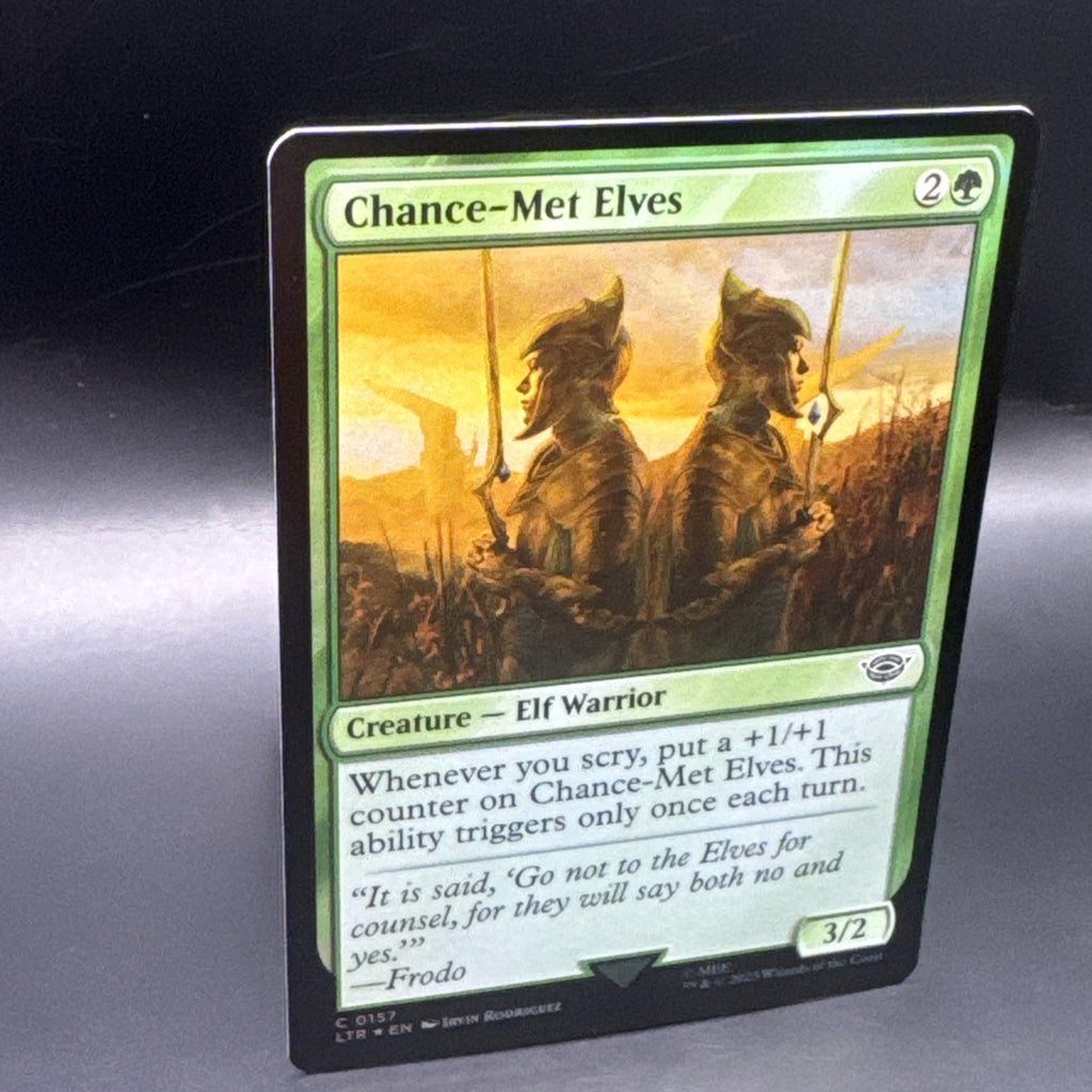 MTG Chance-Met Elves (Foil) + 1 Regular Card C0157