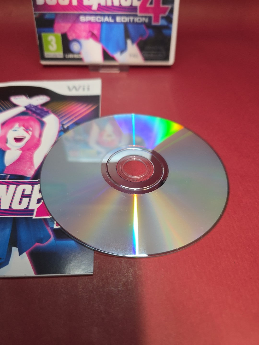 Just Dance 4 Special Edition Nintendo Wii Video Game Manual PAL Lenticular 