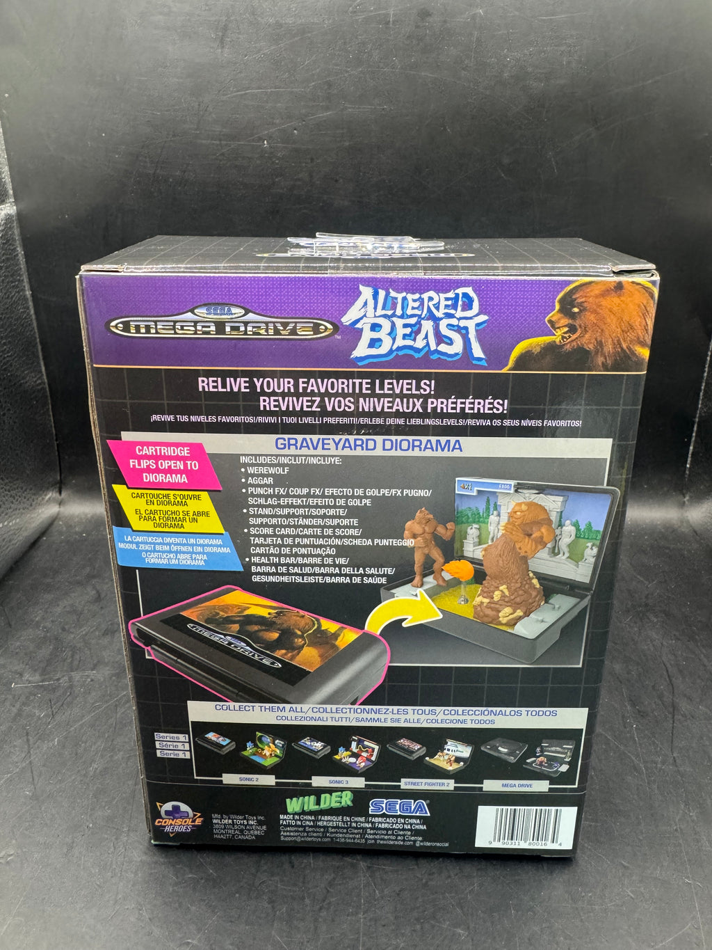 Sega Mega Drive Altered Beast Graveyard Diorama