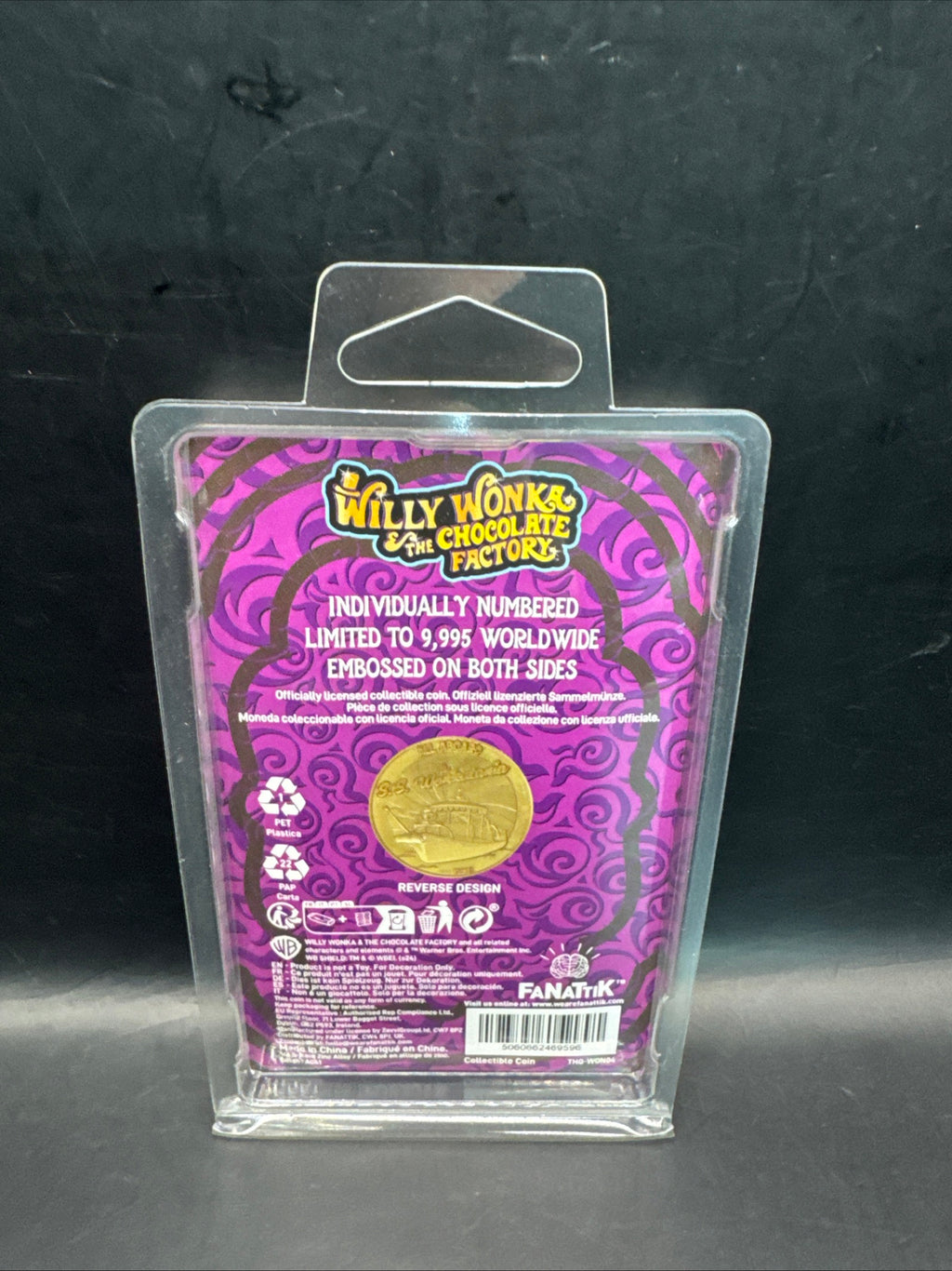 Willy Wonka and the Chocolate Factory Collectible Coin Limited Edition