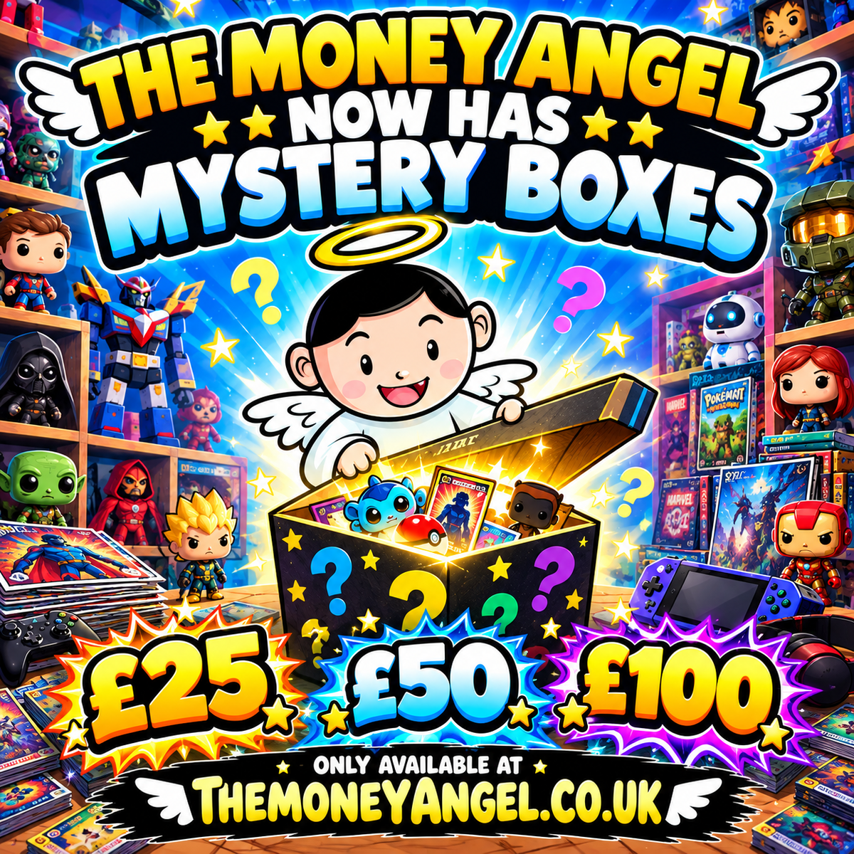 The Money Angel £100 Mystery Box