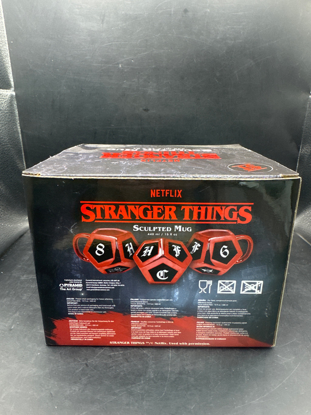 Official Stranger Things Roll Your Fate Sculpted Mug -BRAND NEW-