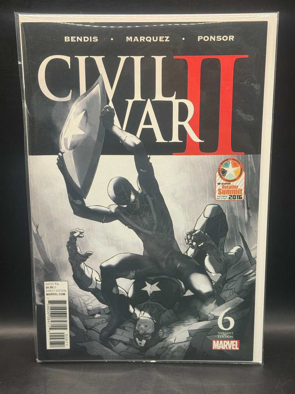 Civil War II #6 Marko Djurdjevic Diamond Retailer Summit Variant Marvel Comics