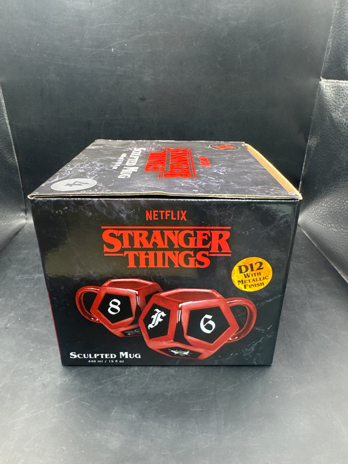 Official Stranger Things Roll Your Fate Sculpted Mug -BRAND NEW-
