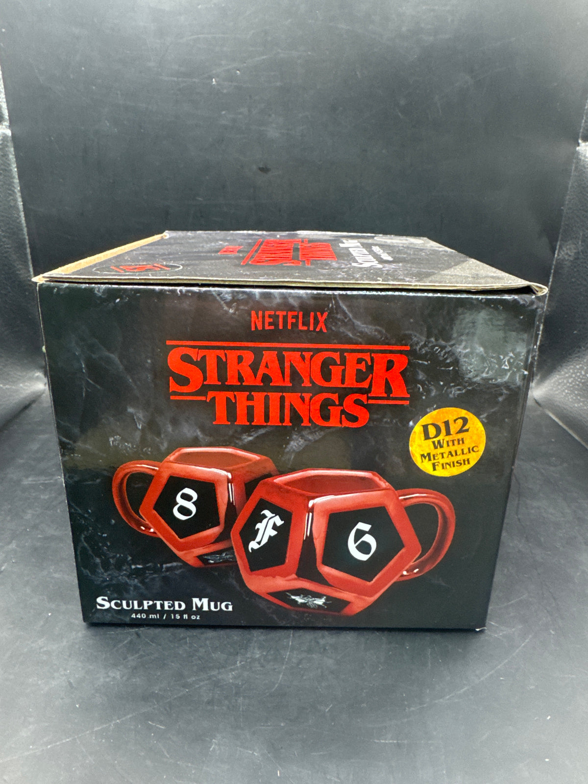 Official Stranger Things Roll Your Fate Sculpted Mug -BRAND NEW-